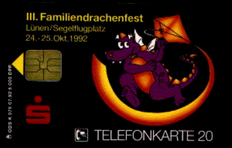 Telefonkarte Drachenfest